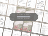 Teacher Planner Printable | Digital Teaching Plan Kit| Les