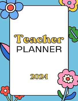 Preview of Teacher Planner-Retro
