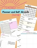 Teacher Planner & Self-Growth Journal Daily, Weekly, Month