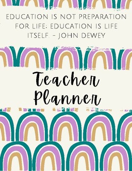 Preview of Teacher Planner - Teaching is a Dream