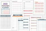 Teacher Planner Template 2023: Monthly, Quarterly, Yearly,