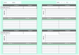 Teacher Planner Template: Literacy Must Do/Can Do