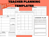 Teacher Planner Templates - Instant Download, Printable, Editable