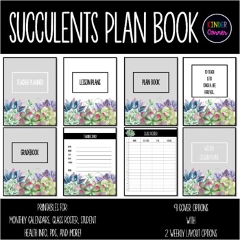 Cactus Personalised 2021 Queensland Teacher Educator Planner Book 
