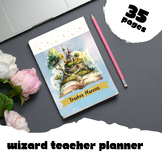 Printable Teacher Planner - Wizard Theme