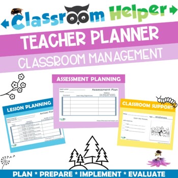 Preview of Teacher Planner and Lesson Plan Template