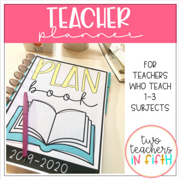 Preview of Teacher Planner: for Middle School, Secondary and Departmentalized Teachers