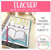 Teacher Planner: for Middle School, Secondary and Departme
