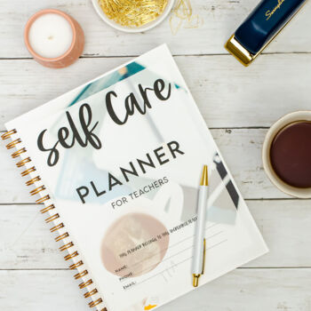 Preview of Self Care Planner | Printable Teacher Planning Pages