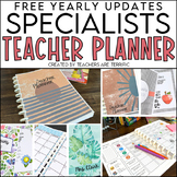 Teacher Planner for Specialists and Classroom Teachers