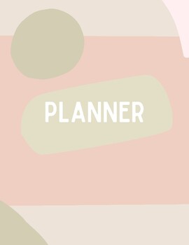 Preview of Teacher Planner (not year specific)