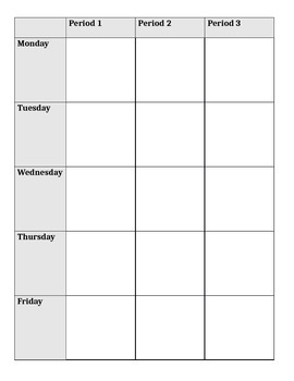 Teacher Planner - vertical week by Ms Science Nerd | TpT