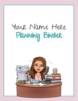 Preview of Teacher Planning Binder Sheets