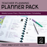 Teacher Planning Planner Pack