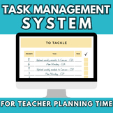 Teacher Planning | Time Saving Daily Task Management System