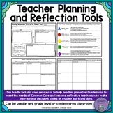 Teacher Planning and Reflection Tools