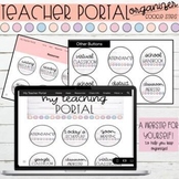Teacher Portal Organizer- Google Sites