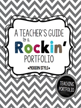 Preview of Teacher Portfolio *Modern*