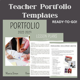 Teacher Portfolio Template: Scrapbook