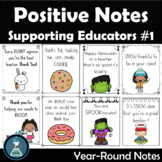 Teacher Positive Affirmation Cards Set #1 Year Round 64 Cards