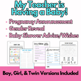 Teacher Pregnancy Announcement, Gender Reveal, & Advice/Wishes!