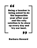 Teacher Quotes, Abbott Elementary, Teacher Gift, Inspirati