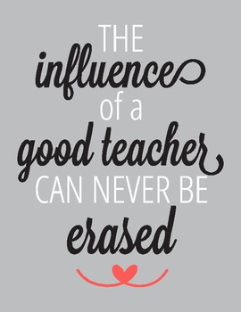 Teacher Quotes- Classroom Posters by Anchor Me Designs | TpT