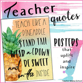 Teacher Quotes Posters { Watercolor }