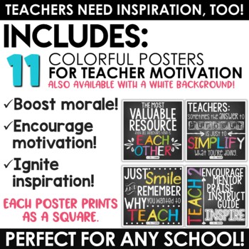teacher quotes and motivational posters classroom decor by kim miller
