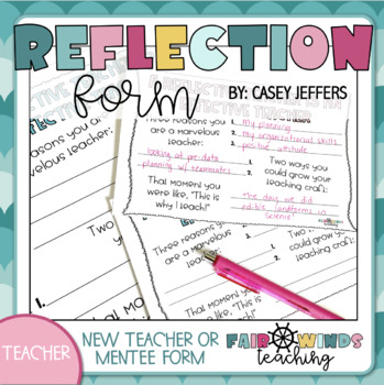 teacher self reflection images
