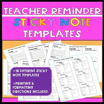 reminder sticky notes