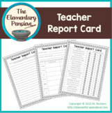 Teacher Report Card