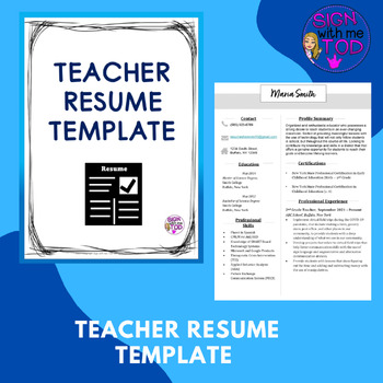 Preview of Teacher Cover Letter, Resume, References Template - Microsoft PowerPoint