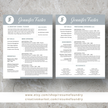 Modern Resume Template Package