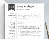 Teacher Resume Template for Google Docs, Word & Pages: "Th