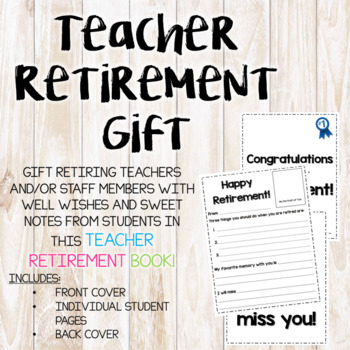 44 Perfect Teacher Retirement Gift Ideas - PTO Answers