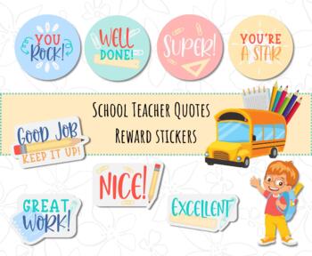 Teacher Stickers, Motivational Stickers