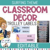 Teacher Rolling Cart Drawer Labels | Teacher Trolley | Sur