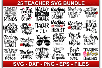 Teacher SVG Bundle by Designdealy | Teachers Pay Teachers