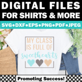 Valentines Day Clipart | Teacher Shirt Svg Design | Png Im