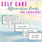 Teacher Self Care Affirmations