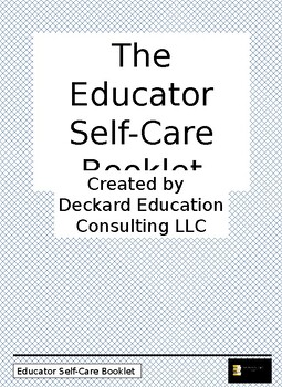 Preview of Teacher Self-Care Booklet