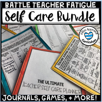 Preview of Teacher Self Care Bundle Teacher Planner
