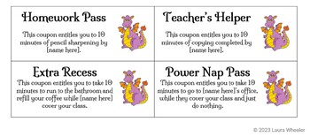 Preview of Teacher Self-Care Coupons