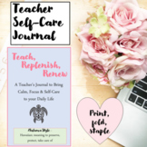 Teacher Self-Care Journal - Hawaii Theme