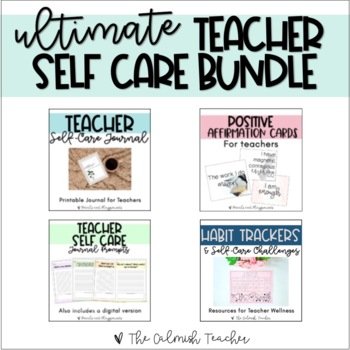 Preview of Teacher Self-Care Resources (Bundle)