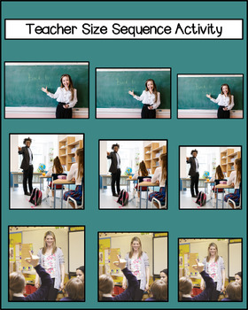 Preview of Teacher Size Sequence Activity