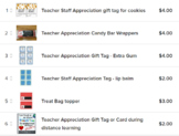 Teacher Staff Appreciation Gift Tag Bundle for Treats for 