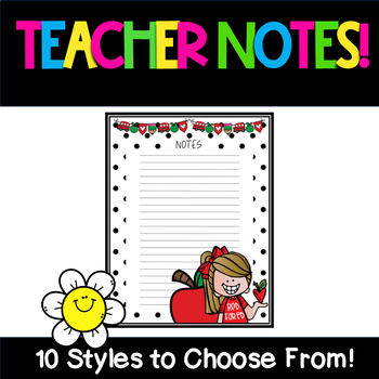 Preview of Teacher Stationary Bundle | Back to School