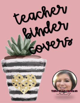 Preview of Teacher / Student Teacher Binder Covers